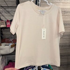 NEW Rylee + Cru Cream T-Shirt Size 8-9Y